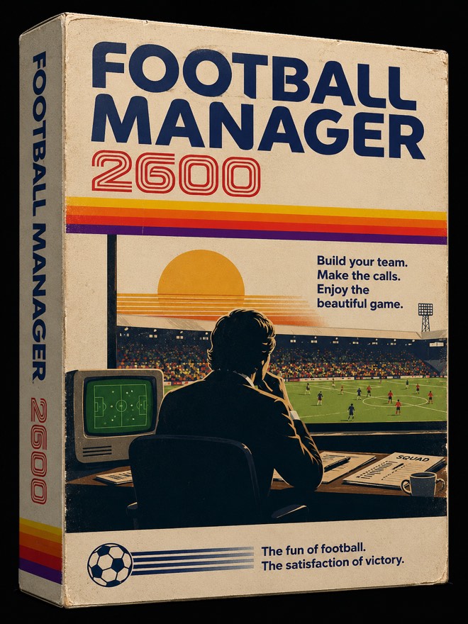 FM2600 — Boxart der Atari-2600-Cartridge