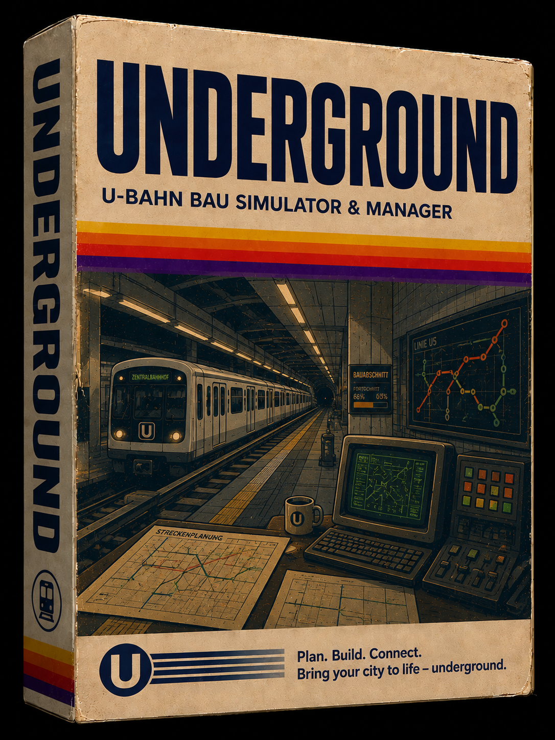 Underground — Boxart der Atari-2600-Cartridge